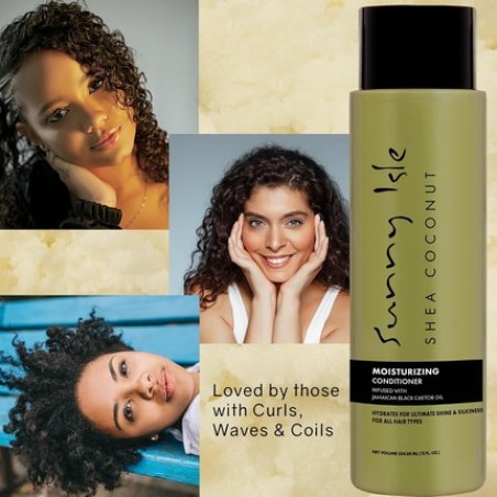 Sunny Isle Shea Coconut Moisturizing Conditioner Infused with Jamaican Black