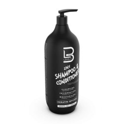 L3 Two in One Shampoo and Conditioner Smooths and Strengthens Hair Improves Shine and Tames Frizzy Hair 33.8 Fl Oz