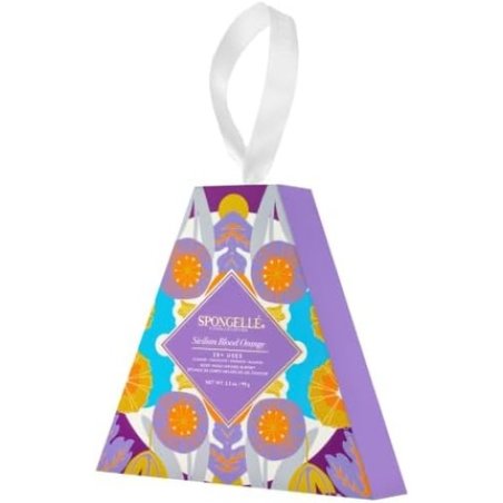 Spongelle Rivera Collection Infused Buffer Sponge with Oils of Basil and Lemon