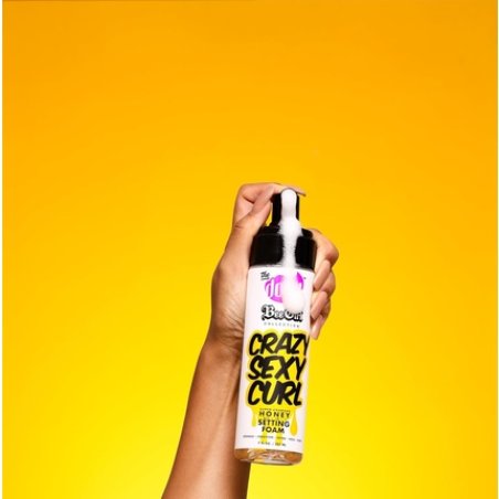 The Doux Crazy Sexy Curl Honey Setting Foam for All Hair Types - Detangles