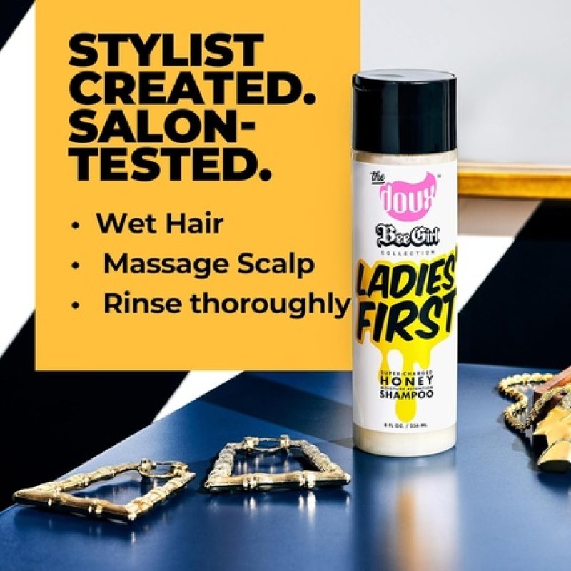 The Doux Ladies First Honey Shampoo Curl Shampoo with Honey and Aloe