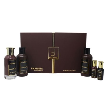 Bharara Chocolate Bath & Body Eau De Parfum Gift Set 5 Pieces Unisex