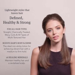 SAPHIRA Sculpting Lotion for Medium to Firm Hold 8.5oz - For All Hair Types Women & Men