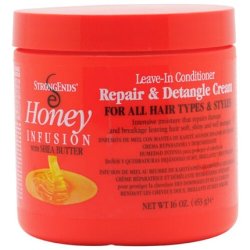 Strongends Honey Infusion with Shea Butter Leave-In Conditioner Repair & Detangle