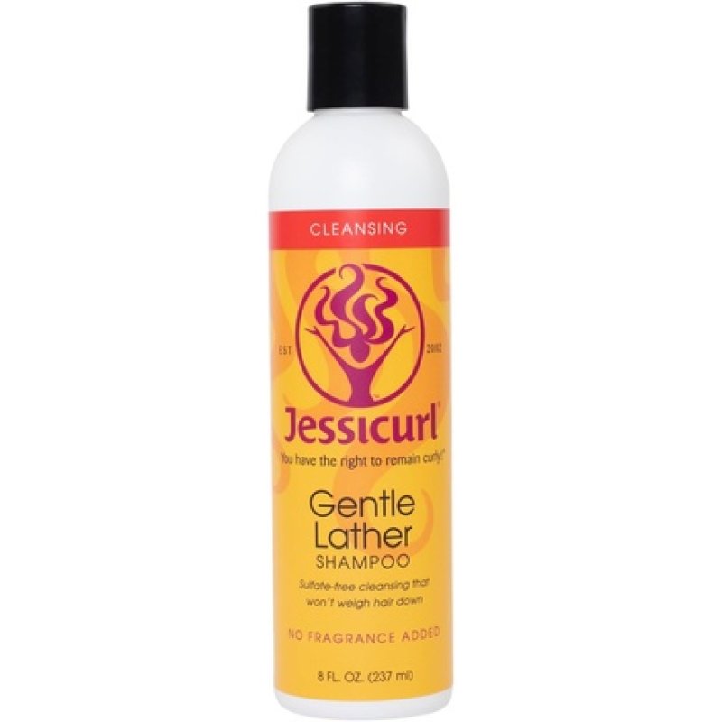 Jessicurl Gentle Lather Shampoo No Fragrance Added 8 Fl Oz Cleansing Curly