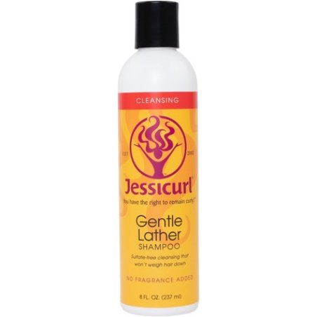 Jessicurl Gentle Lather Shampoo No Fragrance Added 8 Fl Oz Cleansing Curly