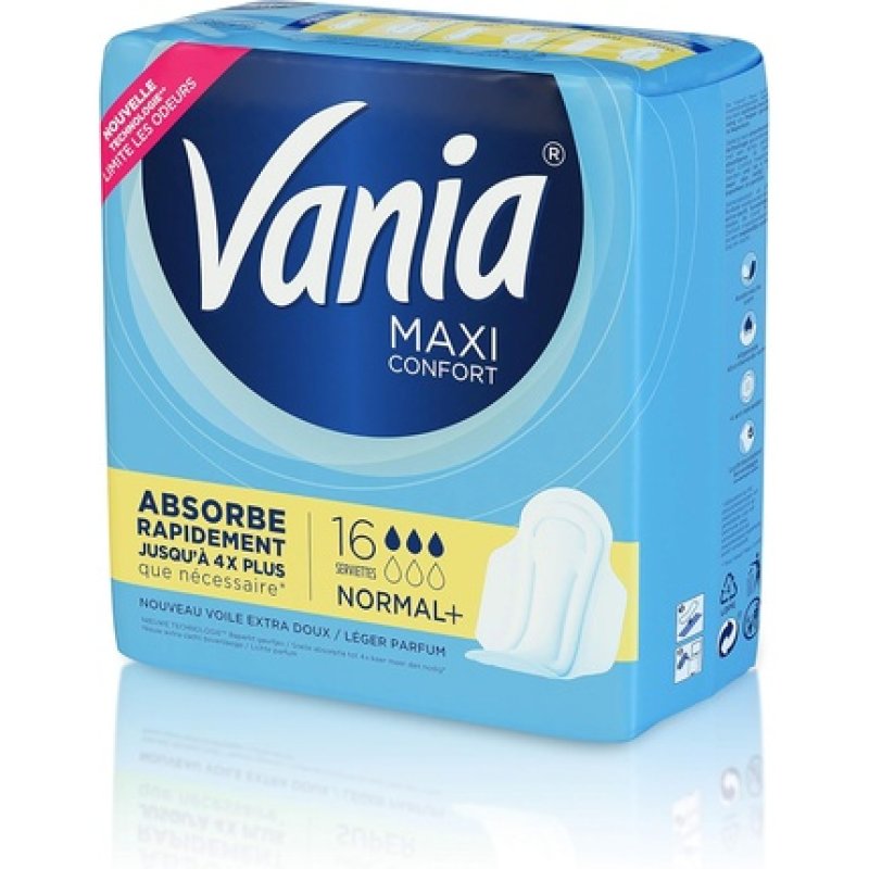 Vania Maxi Comfort Normal Sanitary Napkins 16