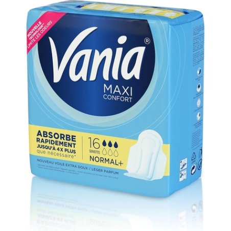 Vania Maxi Comfort Normal Sanitary Napkins 16