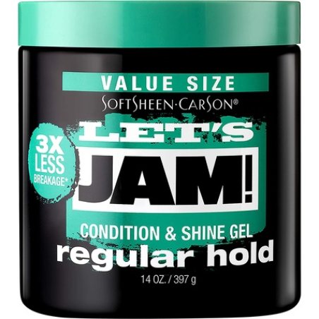 SoftSheen-Carson Let's Jam! Shining and Conditioning Hair Gel by Dark and Lovely Regular Hold 14oz