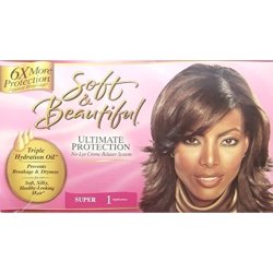 Soft & Beautiful Ultimate Protection No Lye Relaxer Super