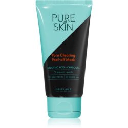 Oriflame Pure Skin Face Mask with Activated Charcoal Peel-off - 50 ml