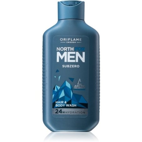 Oriflame North for Men Subzero 2-in-1 Shampoo and Shower Gel - 250 ml