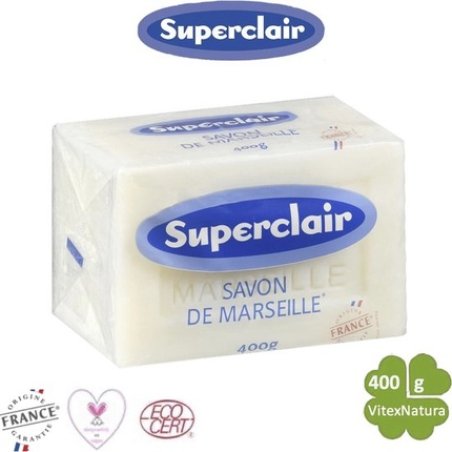Superclair Savon De Marseille With Glycerine - Soap Block 400gr