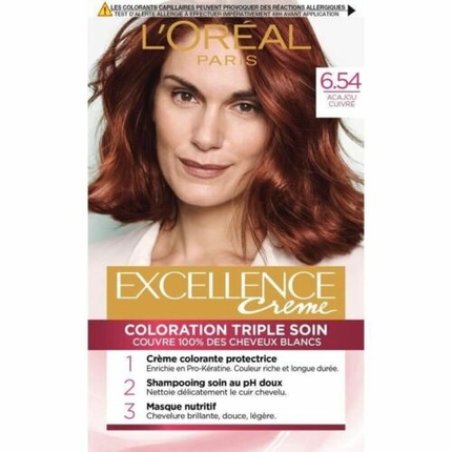 L'Oreal Paris Excellence No. 6.54 Dark Blonde Permanent Tincture
