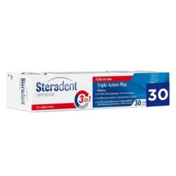 Steradent Triple Action Plus Denture Cleaner - 30 Tablets