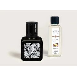 Maison Berger Paris 4809 diffuseur aromatique Flacon de parfum Verre Noir, Blanc
