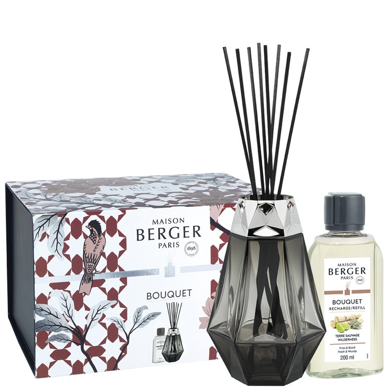 Maison Berger Paris Prisme aroma diffuser Fragrance bottle Glass Black