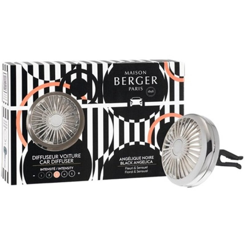 Black Angelika Silver Car Diffuser