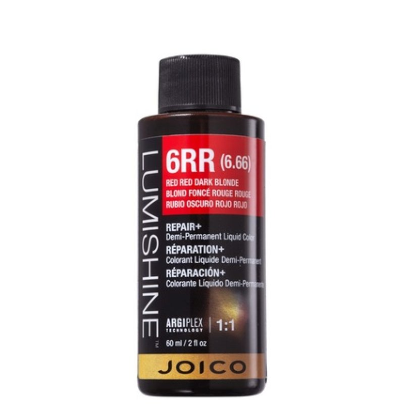 Joico Lumishine Demi Permanent Liquid Color 6RR/6.66 2oz