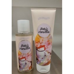 Victoria's Secret Pink Basic Vanilla Toasted Marshmallow Mist & Lotion Set