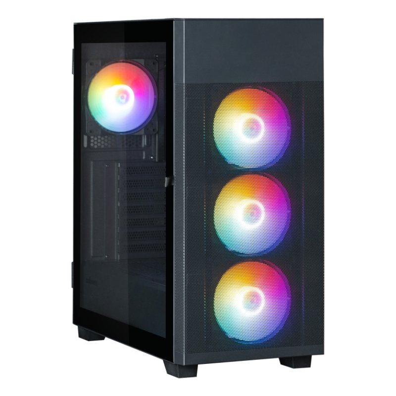 Boitier Moyen Tour ATX Zalman S5 Neo RGB avec panneaux vitrés (Noir)