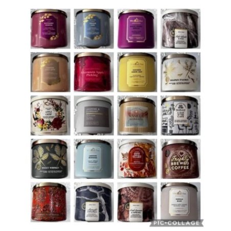 Bath & Body Works Large 3-Wick Scented Candle 14.5 Oz with Essential Oils