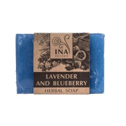 Ina Essentials Natural Herbal Soap With Lavender And Berry, 105 G