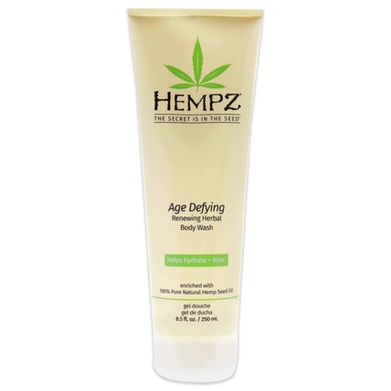 Hempz Age Defying Renewing Herbal Body Wash with Shea Butter and Ginseng 8.5oz - Vanilla/Musk