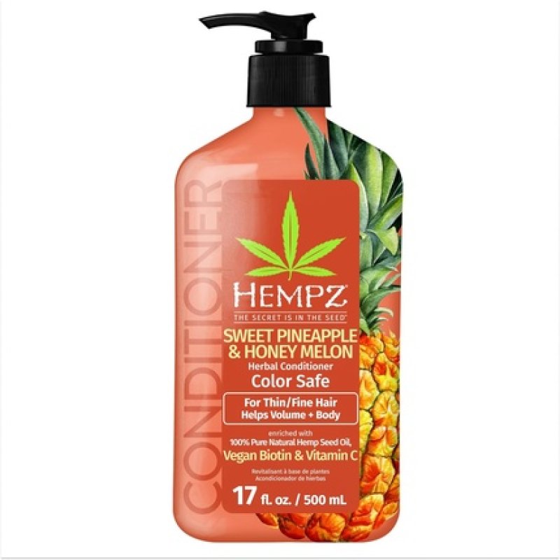 Hempz Biotin Conditioner Sweet Pineapple & Honey Melon for Thin/Fine Hair