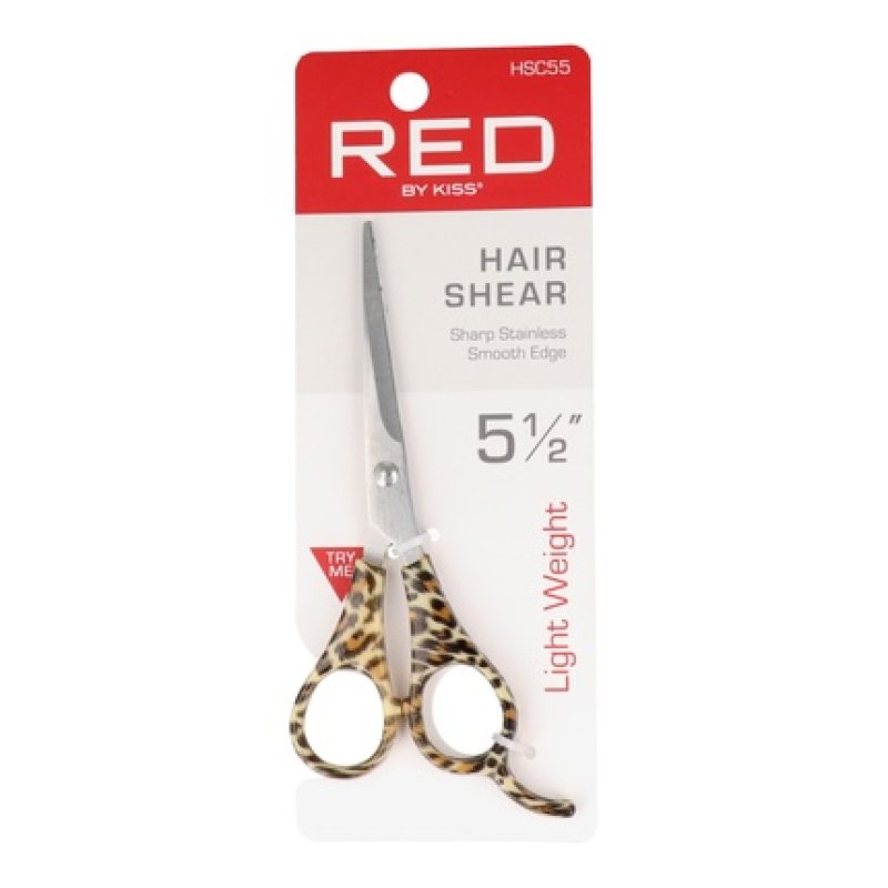 Red Kiss Straight Hair Shear 55 - Professional Hair Cutting Tool