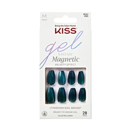 Kiss Gel Fantasy Magnetic Gel Nails Chameleon - 28 Pieces