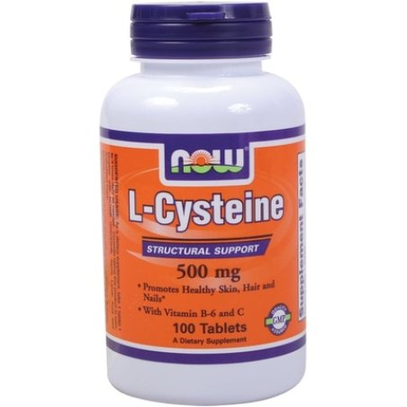 Now Foods L-Cysteine 500mg 100 Tablets