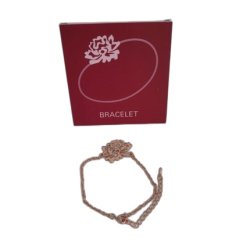 Christina Aguilera Touch Of Seduction Base Metal Bracelet In Rose Gold For Women, Adjustable Size 17 - 22 Cm