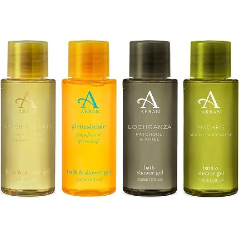 Arran Sense of Scotland Unisex Shower Gel Discovery Gift Set After the Rain, Glenashdale, Lochranza & Machrie