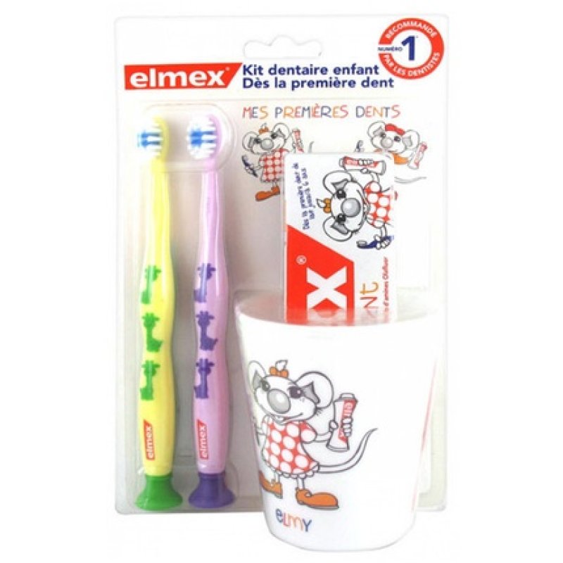 Elmex Children's Tooth Set for Kids from First Tooth