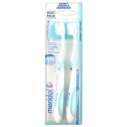 Meridol Soft Toothbrushes for Sensitive Gums - Pack of 2