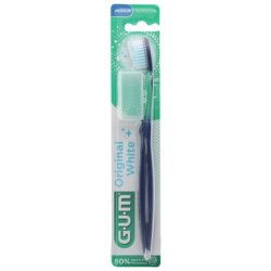 Gum Original White Medium Toothbrush 563 - Removes Tooth Stains Easier