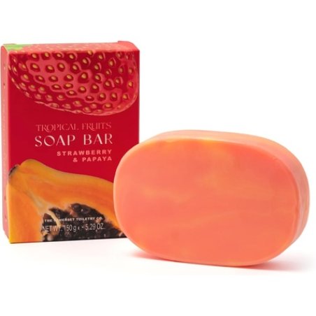 Tropical Fruits Strawberry and Papaya Glycerine Soap 150g