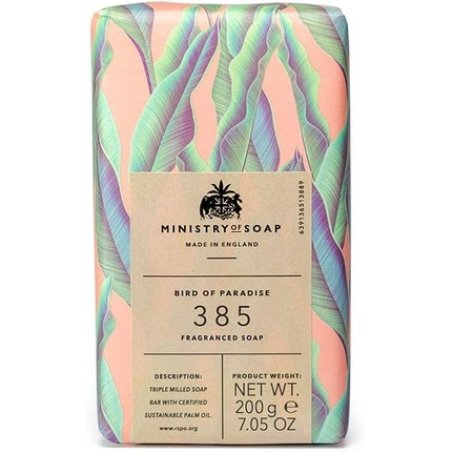 Ministry of Soap Natural Rainforest Wrapped Soap Bird of Paradise 200g
