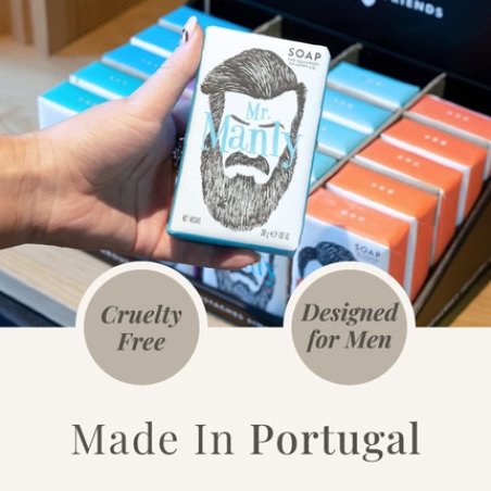 Mr Perfect & Friends Mr Manly Soap Sage Scented 200g