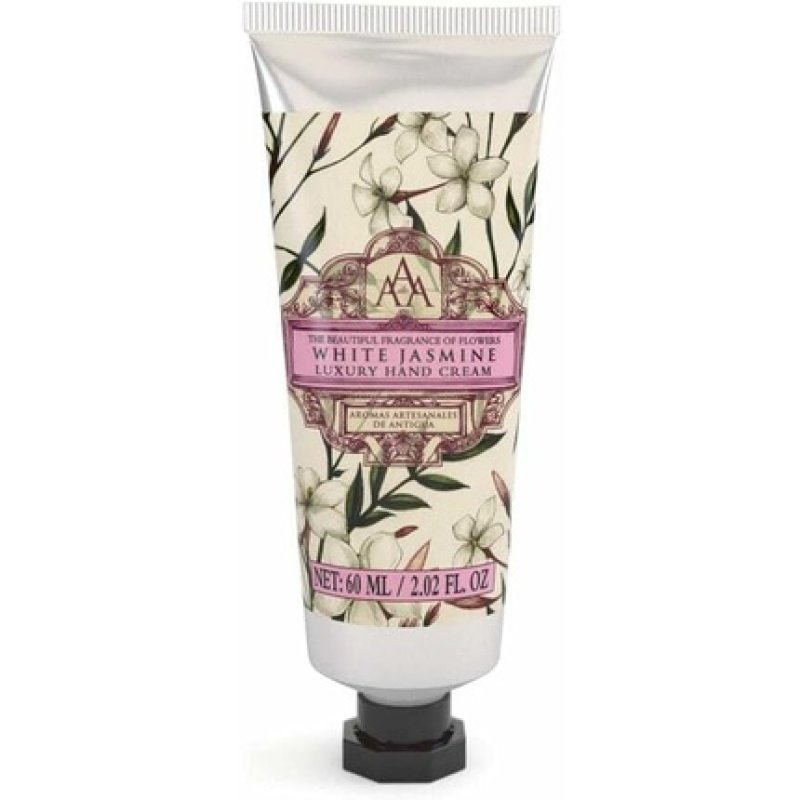 Aromas Artesanales De Antigua Hand Cream Rich and Fragrant White Jasmine 60ml