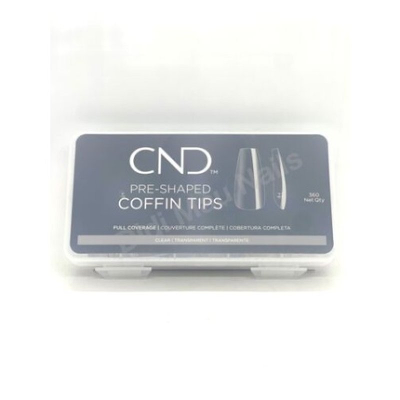 CND Preformed Coffin Tips 360ct
