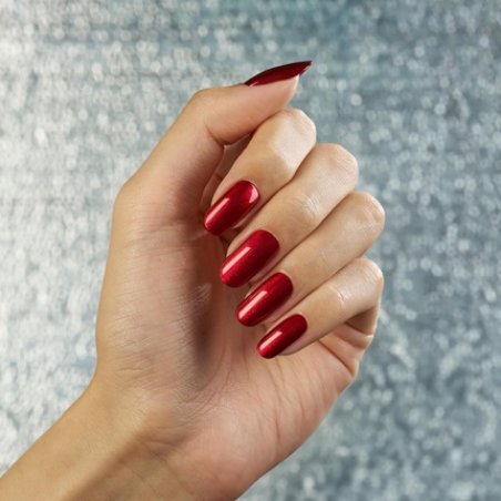 CND Vinylux Nail Polish Dragon Slay All Day No. 482 Red Shimmer