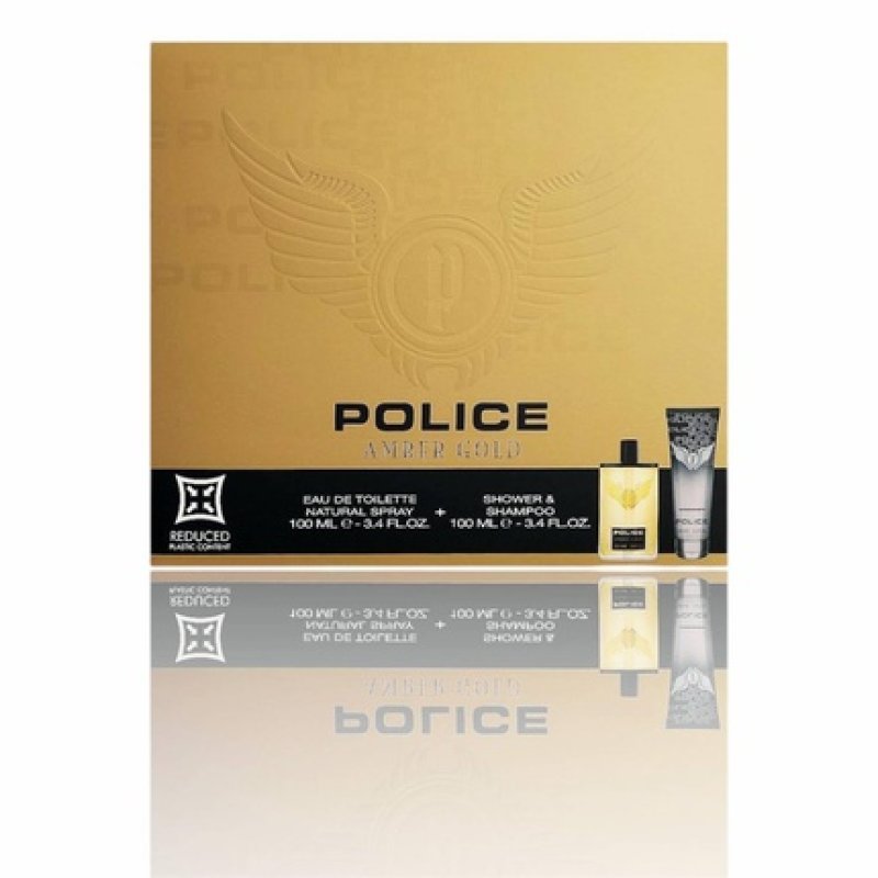 Police Gift Set for Men Eau De Toilette Spray 100ml Shower Shampoo