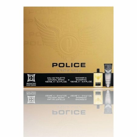 Police Gift Set for Men Eau De Toilette Spray 100ml Shower Shampoo