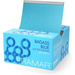 Framar Blue Pop Up Hair Foil Aluminum Foil Sheets for Highlighting 500 Sheets