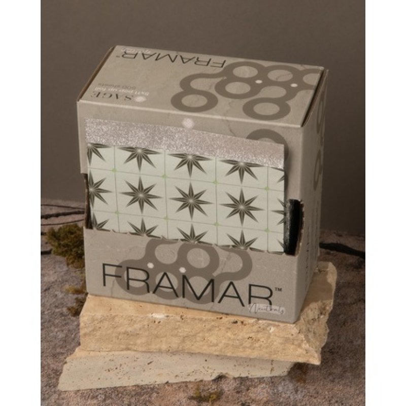 Framar Sage Pop Up Hair Foil Aluminum Foil Sheets for Highlighting 500 Sheets