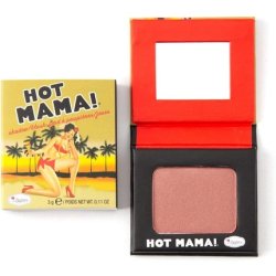Thebalm Hot Mama! Shadow/Blush Subtle Highlighter Peachy Pink Shade Travel Size