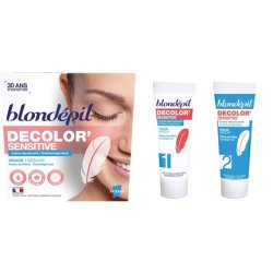 Blondepil Decolor Sensitive Bleaching Cream for Face 25ml - Pack of 2
