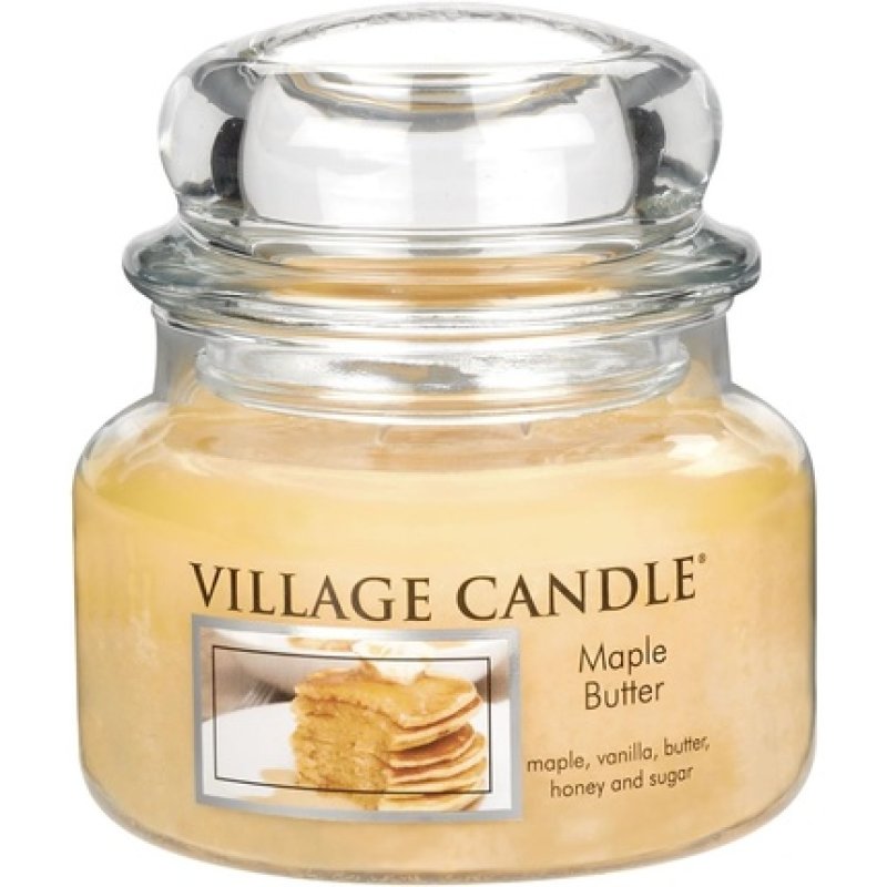 Village Candle Maple Butter Glass Jar Scented Candle 11 oz